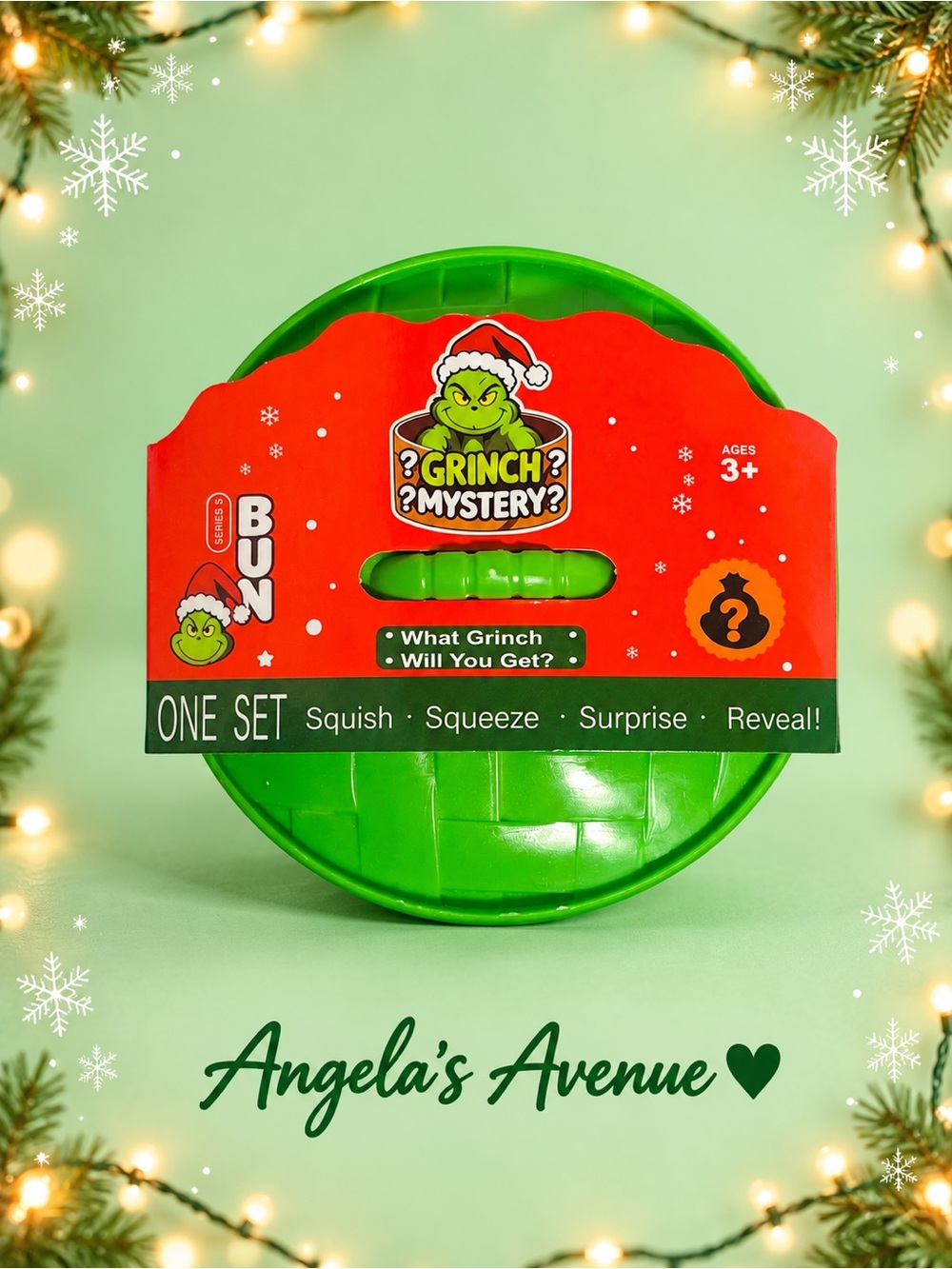 Grinch Mystery Squishy Dumplings Bun What Grinch Will You Get - Picture 2 of 9